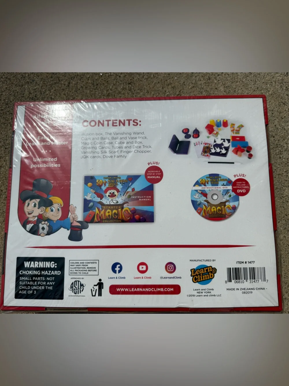 Starter Magic Collection - Red Learn & Climb Box - Picture 3 of 6